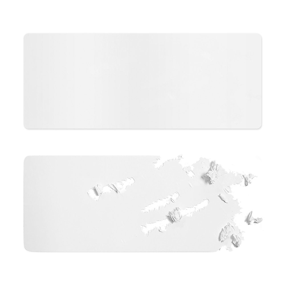 Autocollant d'étanchéité en vinyle imprimable - blanc 50 x 20 mm