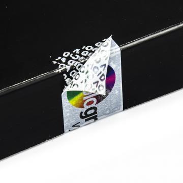Feuille blanche brillante auto-adhésive avec couche VOID pour impression sur imprimante laser A5