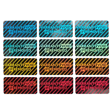 Sceau de garantie holographique 20x10mm waranty void