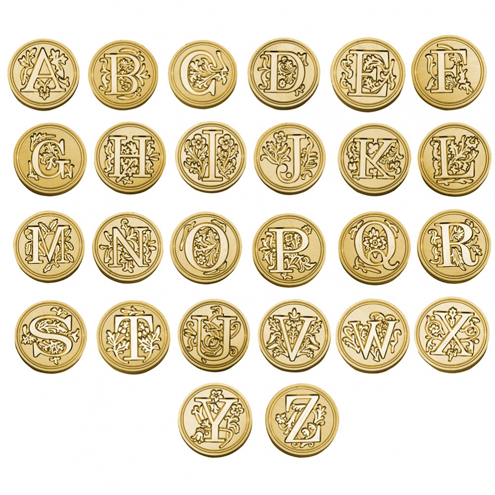 Kit Cachet De Cire Avec Initiale Vintage – Lettre M, Poignée Métal Bronze – Inclut Cire, Cuillère Et Boîte Cadeau