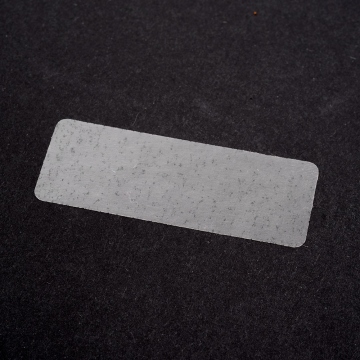 Film d'étanchéité transparent avec étiquettes holographiques cachées 45x17 mm