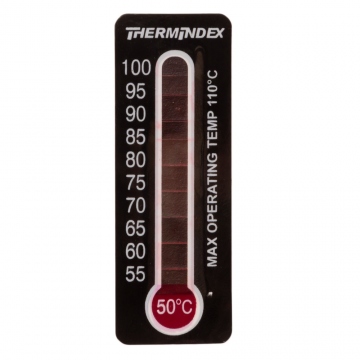 Thermomètre auto-adhésif 50-100°C réversible
