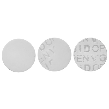 Autocollant VOID circulaire translucide blanc non résiduel à haute adhérence 20mm
