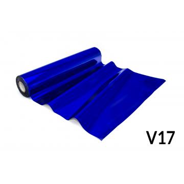 Feuille de marquage à chaud - V17  bleu brillant à pois